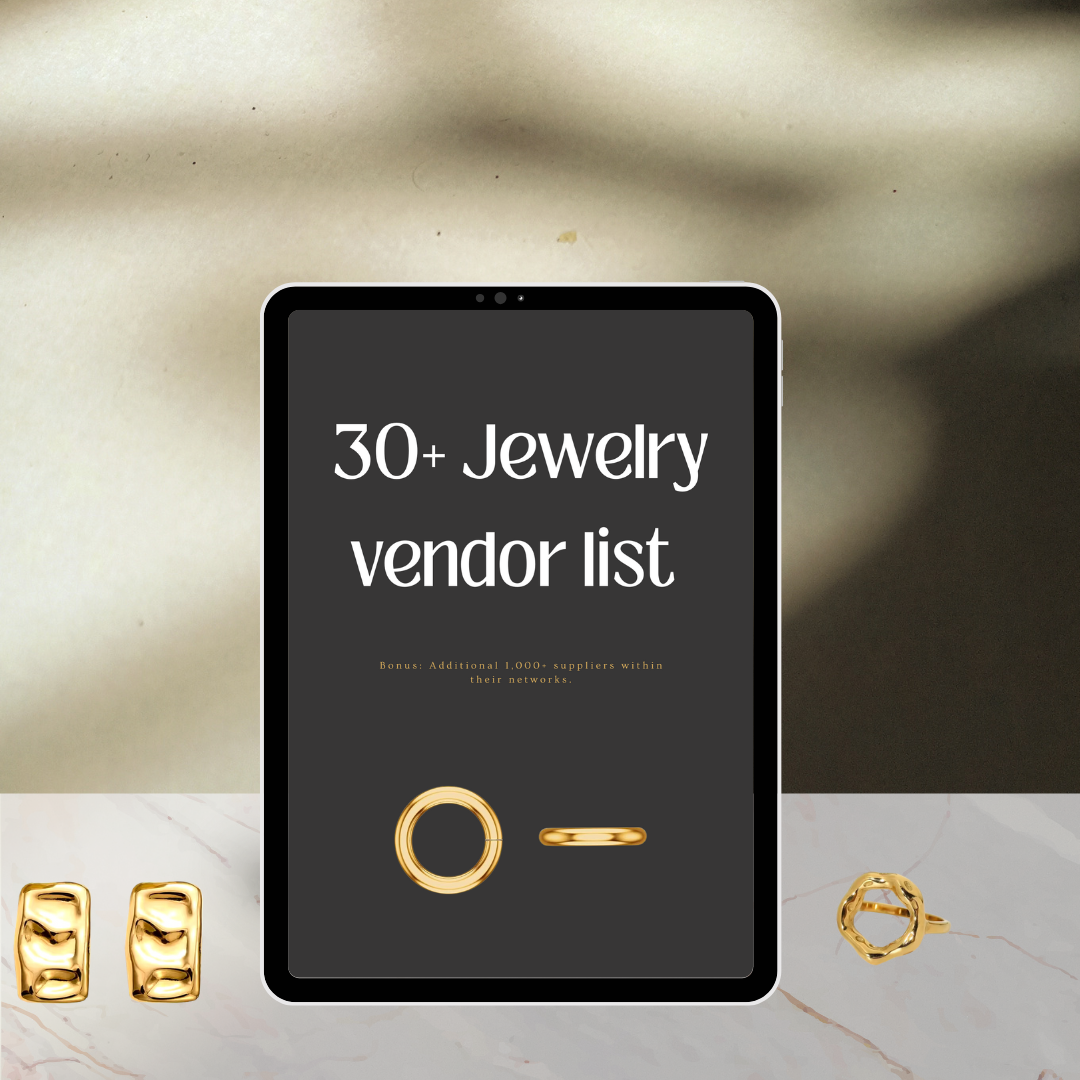 30+ JEWELRY VENDORS LIST